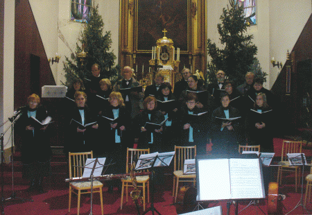 v Cíferi 20.12.2009 - kostol sv. Michala
