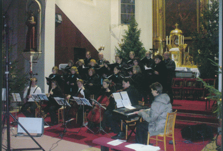 v Cíferi 20.12.2009 - kostol sv. Michala